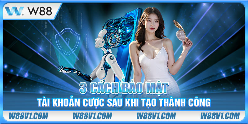 3 cách bảo mật tài khoản cược sau khi tạo thành công