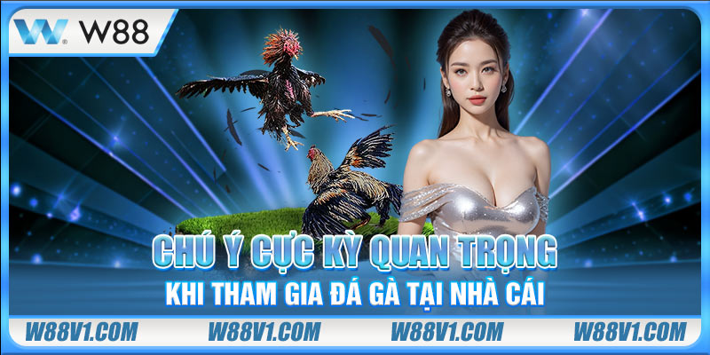 Đá Gà Mạng Là Gì? Quy Tắc Và Chiến Thuật Chơi Nhanh Thắng Chú ý cực kỳ quan trọng khi tham gia đá gà tại nhà cái