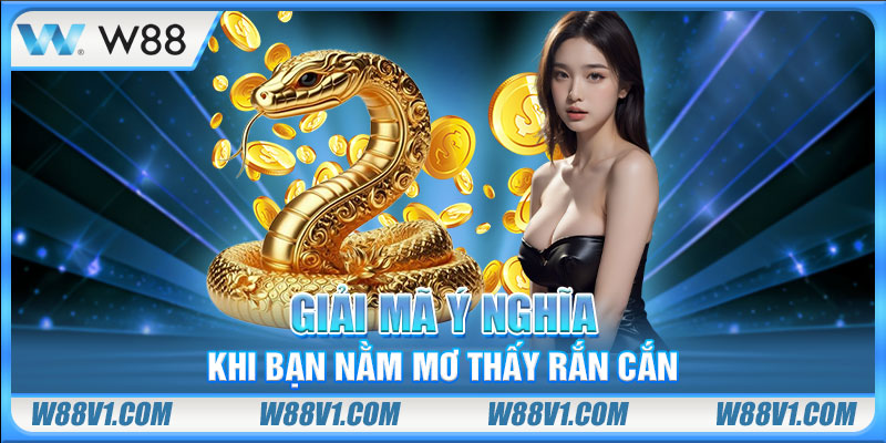 Giải mã ý nghĩa khi bạn nằm mơ thấy rắn cắn