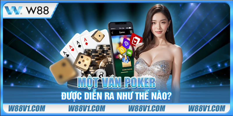 Một ván poker được diễn ra như thế nào?